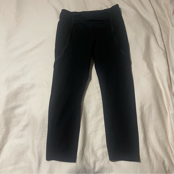 Lululemon Rehearsal Crop Black Leggings Size 4 - Picture 9 of 13